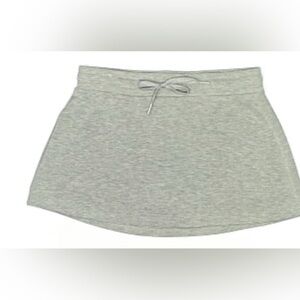 New With out Tag - Tic-Toc Women’s Gray Drawstring Mini Skort, Size Snall